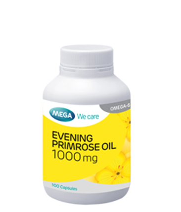 00015 : Mega We care Evening primrose oil 1000 mg - 100 capsule