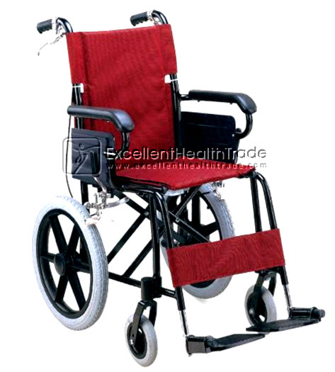 00601: รถเข็นผู้ป่วยล้อเล็ก - พกพา (Portable wheelchair)