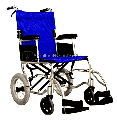 00626: รถเข็นพกพาแบบกระทัดรัดพับเก็บได้ (Portable Alloy Wheelchair)