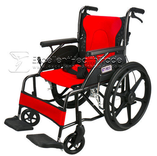 00702: รถเข็นรับน้ำหนักเยอะ 120 kg (Kimber WZ-25) - Red black