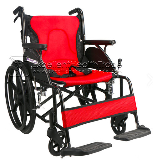 00702: รถเข็นรับน้ำหนักเยอะ 120 kg (Kimber WZ-25) - Red black