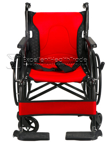 00702: รถเข็นรับน้ำหนักเยอะ 120 kg (Kimber WZ-25) - Red black