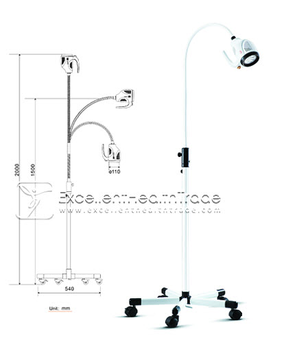 00708: โคมไฟส่องตรวจกำลังสูง LED Hi (LED High intensity examination light) 