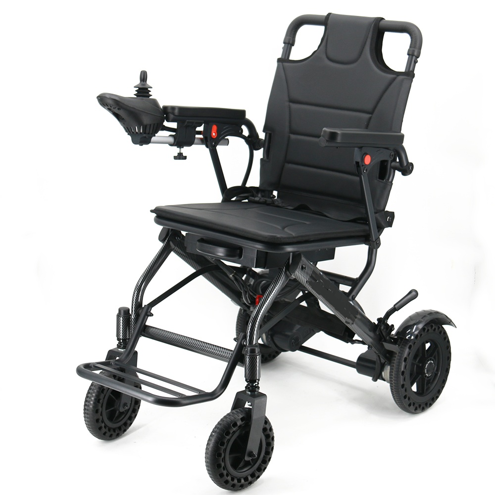 00733 : รถวีลแชร์ไฟฟ้าพกพา Carbon Electric Light Weight  Wheelchair (ET-588 model)